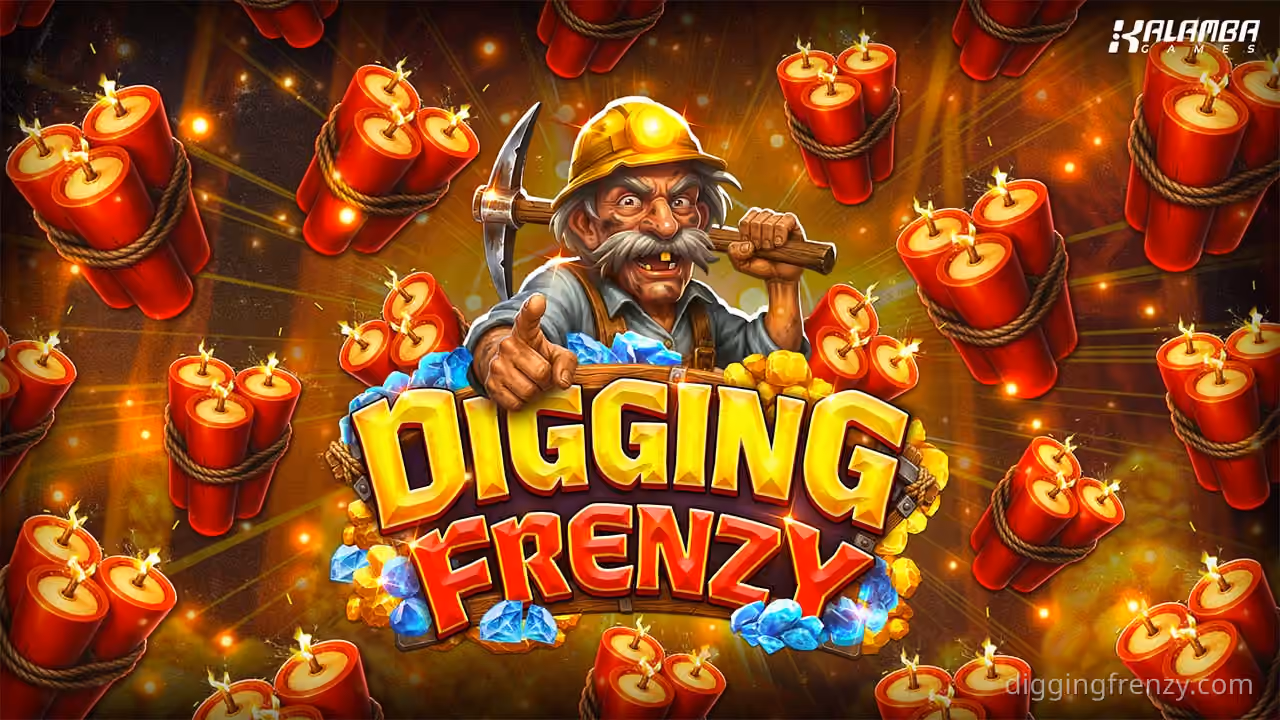 Digging Frenzy by Kalamba Games — slot gameplay